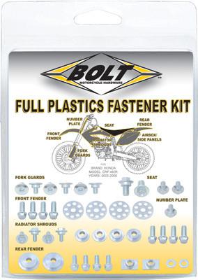 Bolt hardware full plastic fastener kit - honda crf 250 r 2010-2013 _hon-0911024