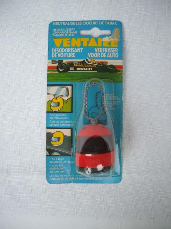 Vintage 1980's nos car/auto formula - 1 helmet air freshener,west germany 