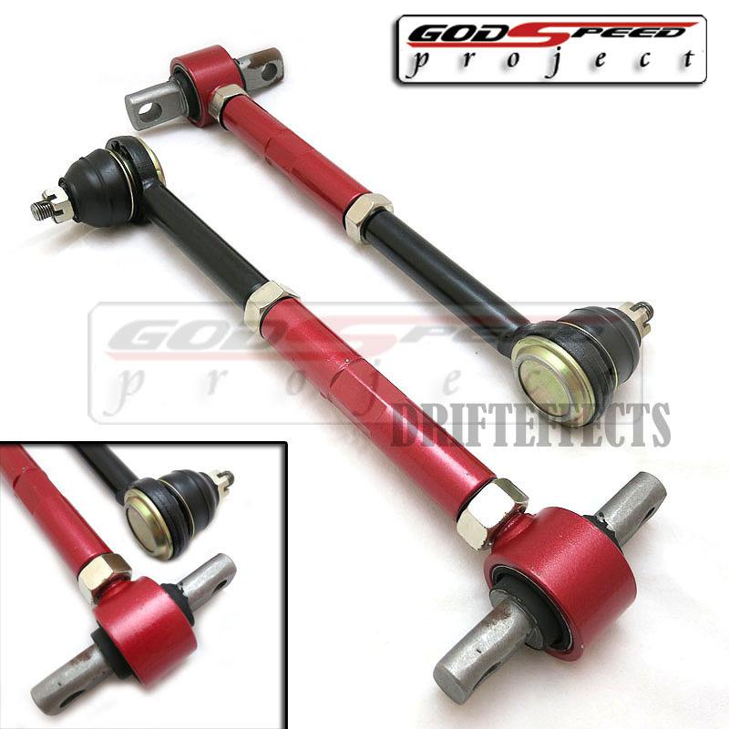 Gsp 90-97 accord 97-99 cl 96-98 tl red rear adjustable camber arm control kit