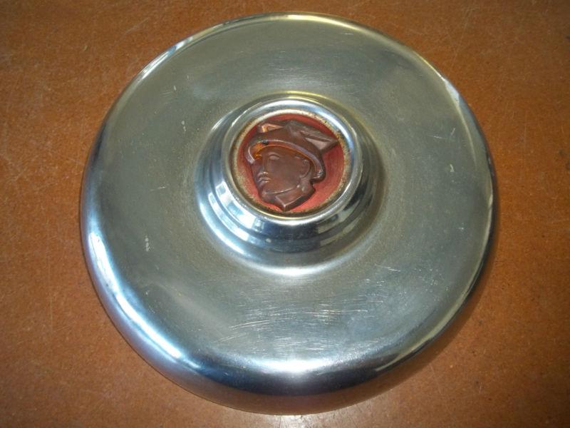 1951 51 mercury hubcap wheel cover center hub cap 11 1/4" dog dish poverty used