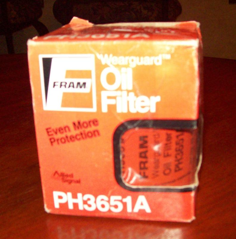 Fram wearguard oil filter ph3651a