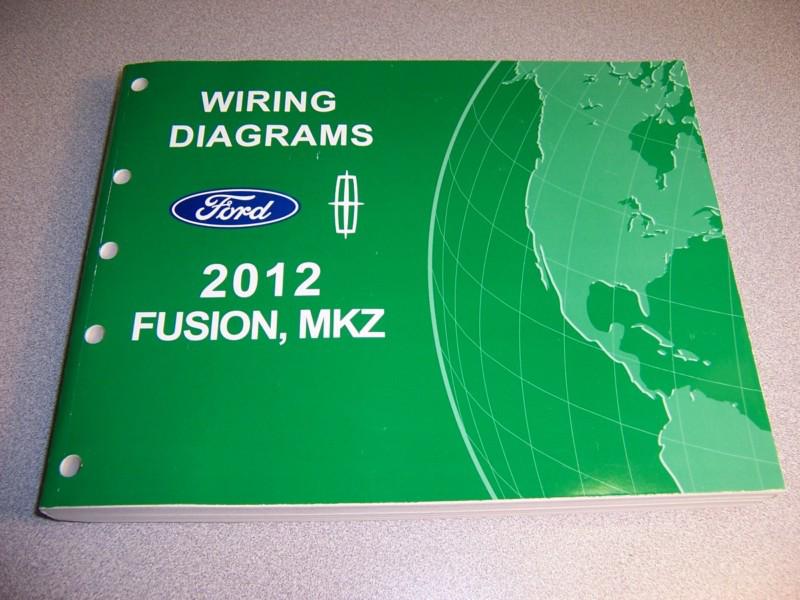 *new*2012 ford fusion/mkz factory car wiring diagram repair manual