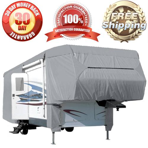 Waterproof superior 5th wheel rv motorhome trailer cover fits length 22'-23' ft