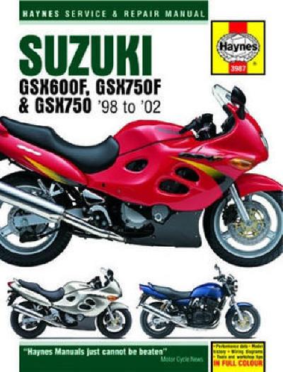 1998-2002 suzuki katana gsx 600 600f 750 repair manual