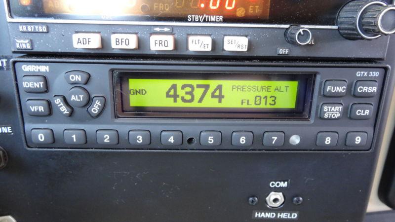 Garmin gtx 330 transponder traffic reporting p/n 011-00455-00 w/tray 11-33vdc