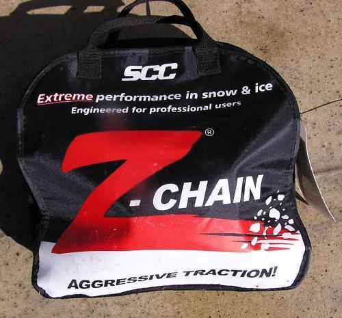 Scc z-chain tire chains z-555 new fits 15" 16" 17" 18" tires winter traction