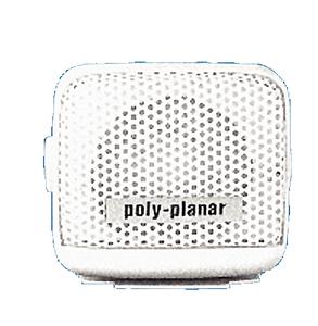 Polyplanar mb21w 2-1/2 white vhf ext speaker