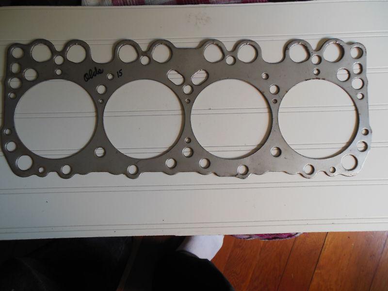Oldsmobile 1950 ' s one head gasket , new old stock ,has 4 1/4" bore.