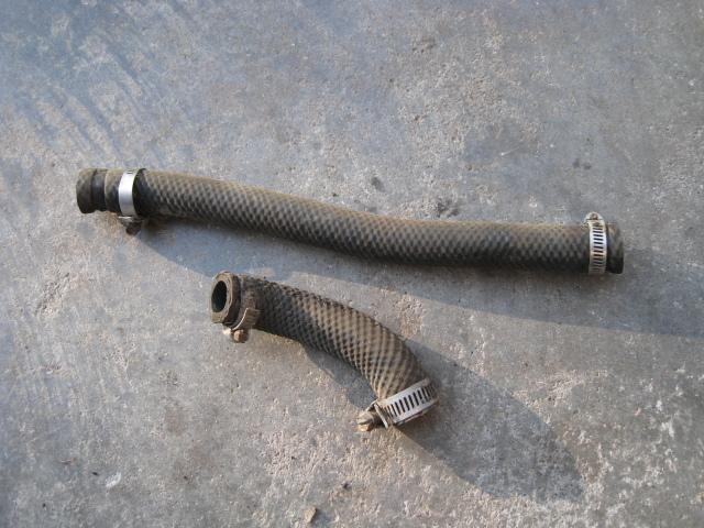1983 yamaha yz80 - radiator hoses used - spares