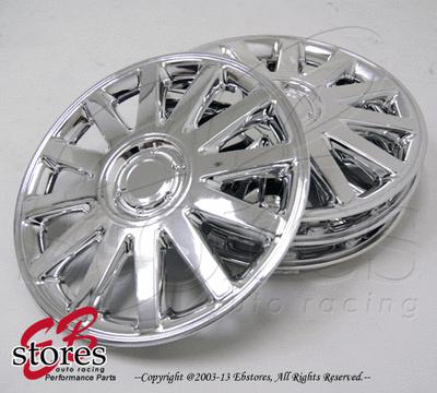 4pcs set of 16 inch chrome wheel skin cover hubcap hub caps (16" inch style#610)
