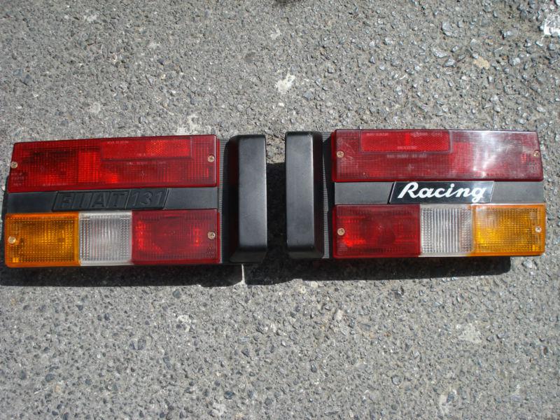 Oem 1974 1984  fiat 131 mirafiori sport tail lamps lights set pair