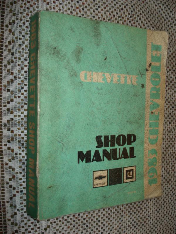 1983 chevy chevette service manual original shop book