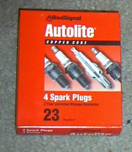 Autolite 23 copper core spark plugs set of four