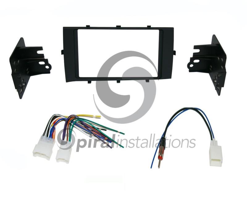 Toyota prius c 2012-up dd radio stereo installation mounting dash kit combo + wh