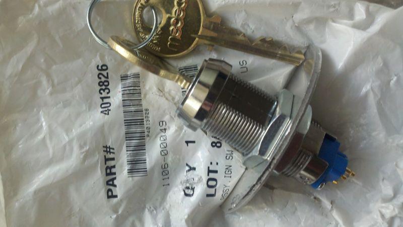 Polaris gem ignition switch w/ two keys 1106-00049 4013826 - new/bent