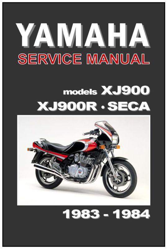 Yamaha workshop manual xj900 xj900r xj900p seca 1983 & 1984 service & repair