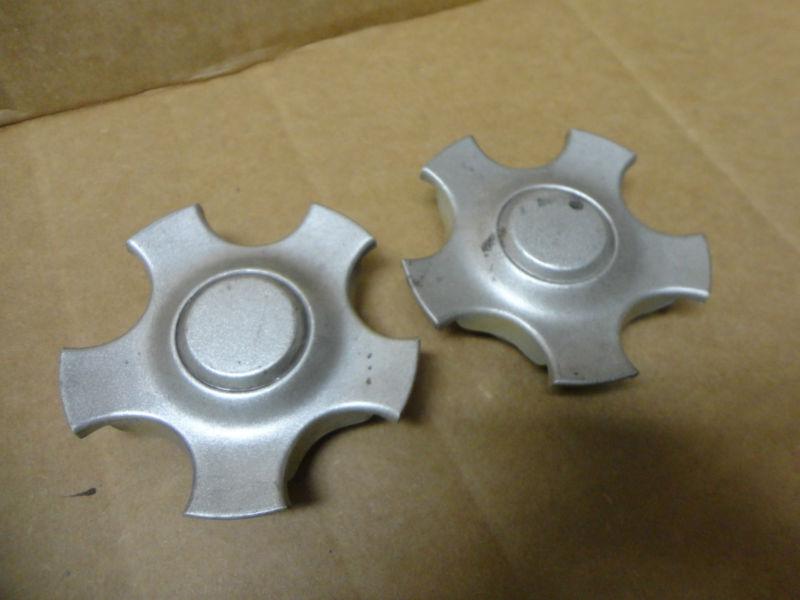 00 01 02 03 04 05 06 07 set of 2 ford taurus wheel center cap caps silver oem