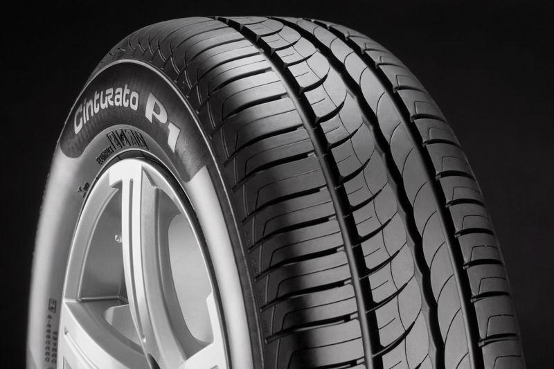 New pirelli cinturato p1 tires 225/55/17 sporty appearance predictable handling