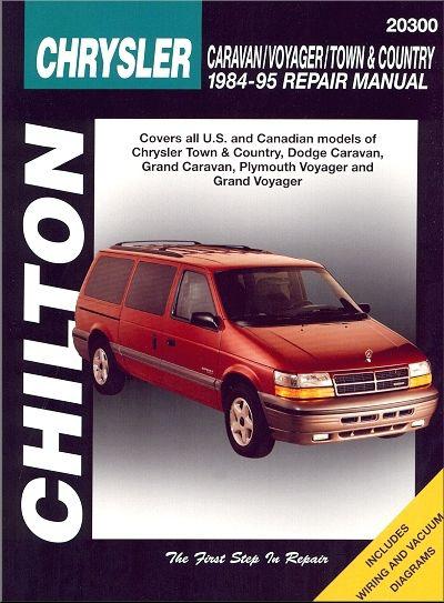 Dodge caravan, chrysler town & country, plymouth voyager repair manual 1984-1995