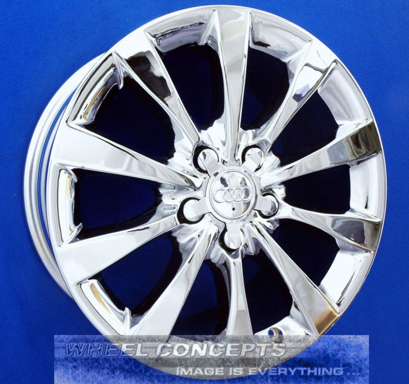 Audi a6 17 inch chrome wheels rims new oem a 3 4 5 a4 a5 58892