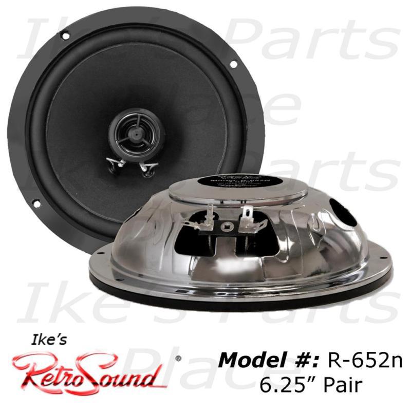 Retrosound retromod® r-652n 100-watts 2-way 6.5" coax universal speakers-pair