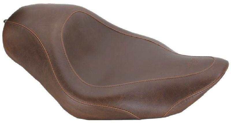 Mustang wide tripper brown solo seat for 2004-2006 harley davidson xl sportster
