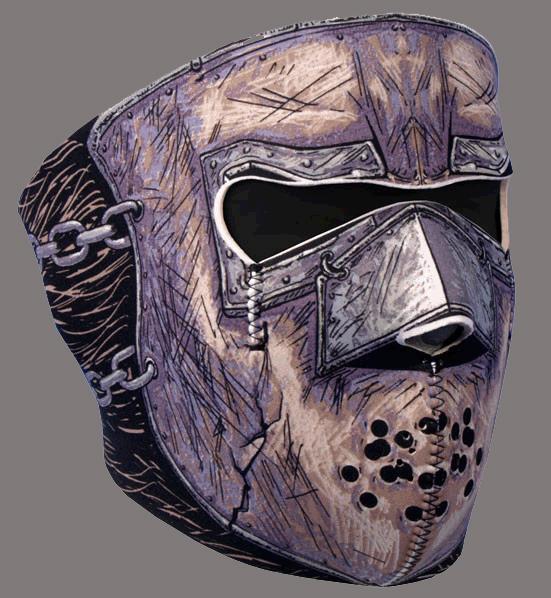 Neoprene gothic skull mask biker mask face mask