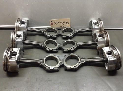 Nissan 3.5l engine connecting rod & piston assy. (set of 6) (end-4) #f24536