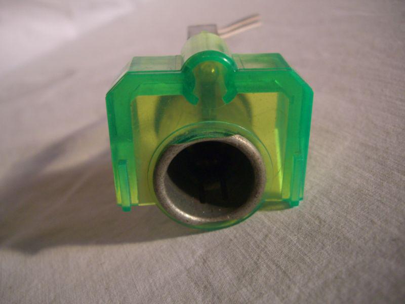 Alfa romeo milano 75 cigarette lighter receptacle with green lighted surround