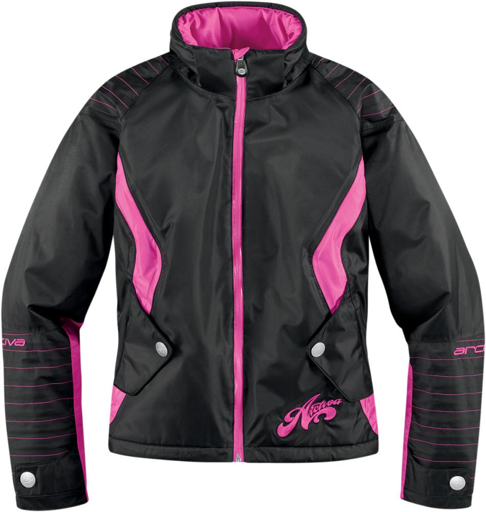 Arctiva gem 4 black pink women's insulated snowmobile jacket snow mobile