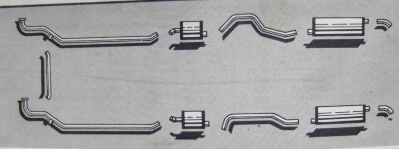 1958, 1959 & 1960 lincoln exhaust- with  resonators- aluminized