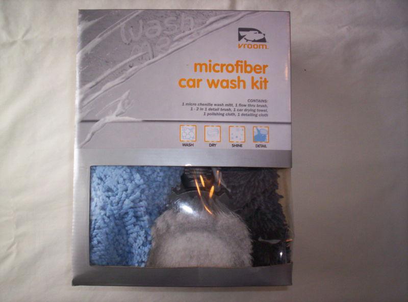 Vroom microfiber carwash kit