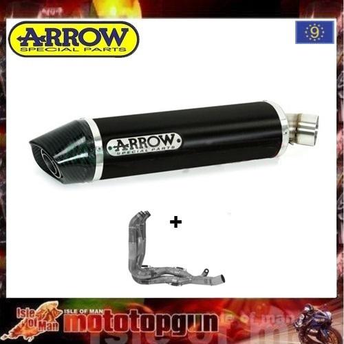 Full exhaust arrow indy race dark line carbon honda cbr 1000 rr 2008 2009 08 09