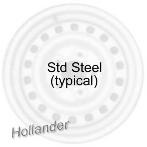 03 04 05 saturn ion wheel 14x5-1/2 steel