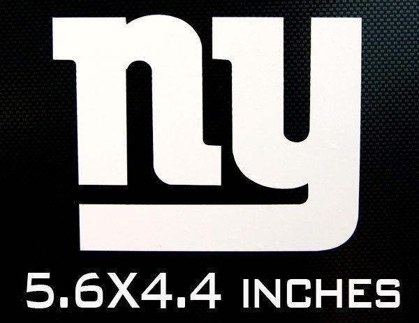 New york giants logo car window laptop decal sticker