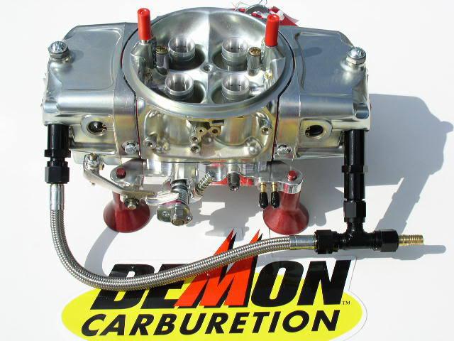 There back! mighty demon 750 cfm annular blow thru carb black line kit 5402020bt
