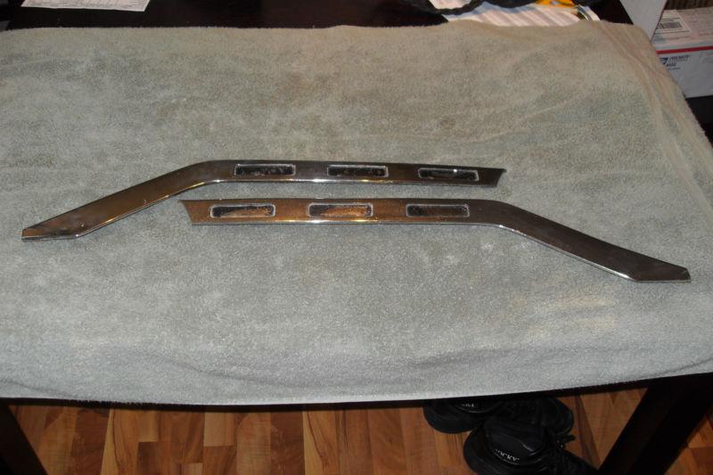 1955 ford pickup grill trim, gull wings, f100, f250 deluxe, custom, used, rare