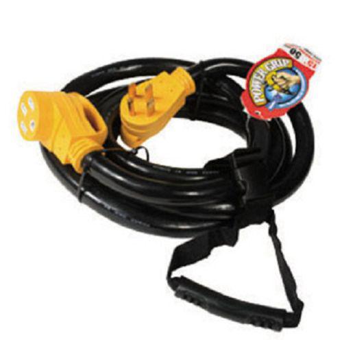 Camco 50 amp rv power grip extension cord generator camping cable plug 15 ft new
