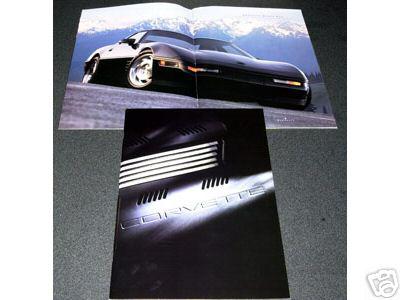 Corvette 1994  dealers sales brochure  94 gm c4 zr1 lt1