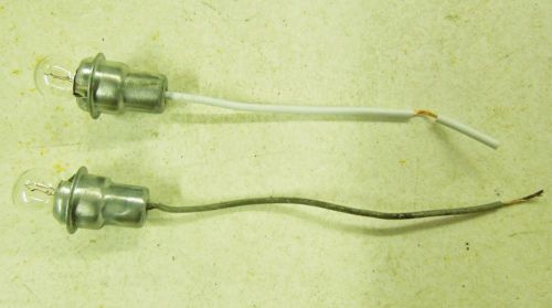 1955 1956 1957 chevy  instrument panel light sockets #3 - lot of 2  - working