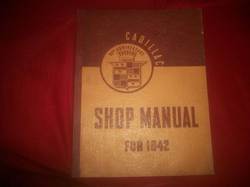 Y 1942 cadillac shop manual