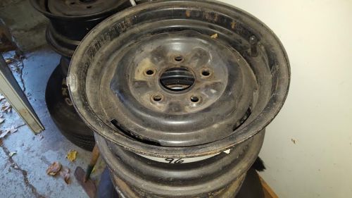 1965 pontiac gto malibu ss 14x6 steel wheels code 6 gm