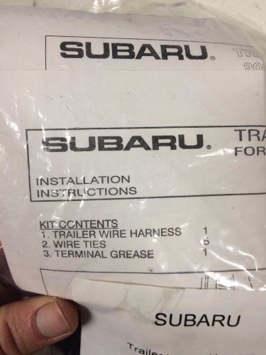 Subaru new genuine trailer hitch wiring harness forester outback oem l1010ss030