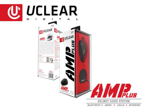 Uclear digital amp plus dual motorcycle street bluetooth helmet audio syste