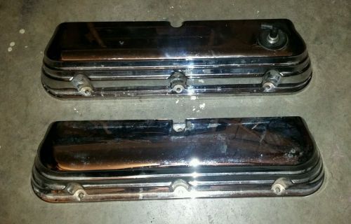 79-95 ford mustang aftermarket chrome valve covers 302 351 289