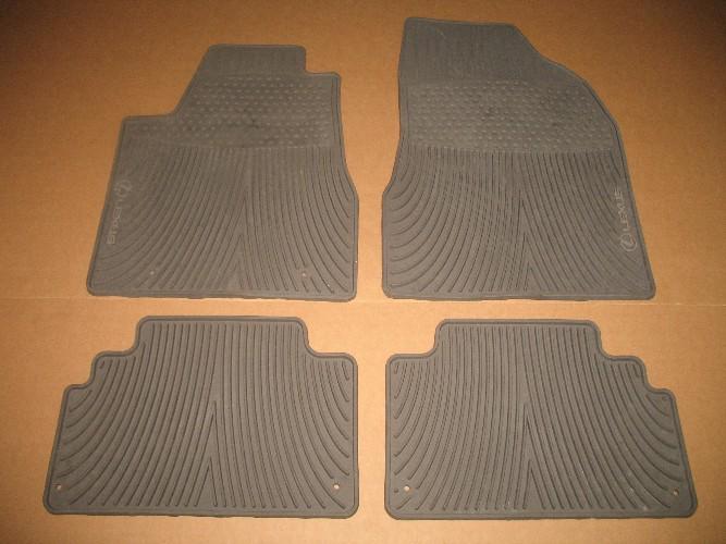 2004 2005 2006 2007 2008 2009 lexus rx330 rx350 rx400 h gray rubber floor mats 