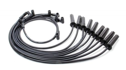Pertronix black spiral core magx2 gm v8 spark plug wire set p/n 808216