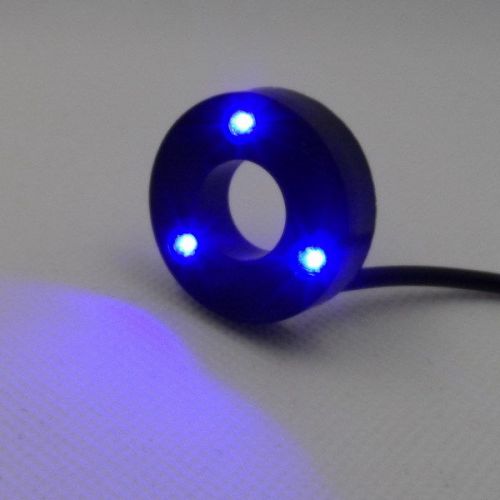 Car blue led light for universal manual shift knob bubble gear lever