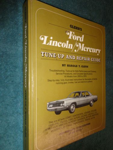 1955-1970 ford / lincoln / mercury shop manual / mustang cougar continental book