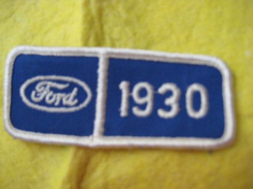 Vintage 1930 ford patch 3 1/2&#034; x 1 1/2&#034;